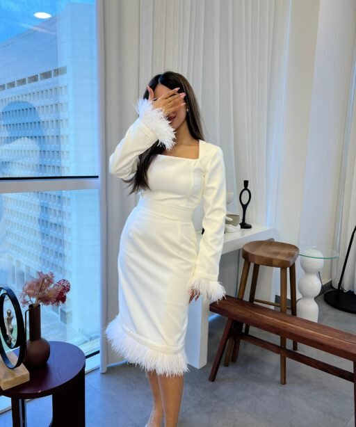 Alternative view of White Feather Dress