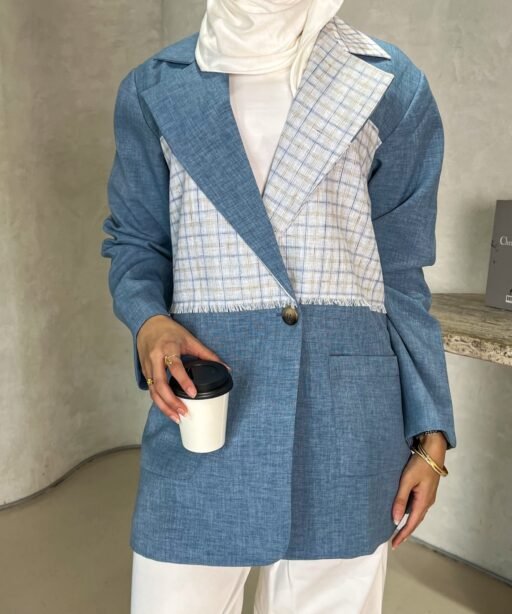 Alternative view of The Sky Plaid Blazer