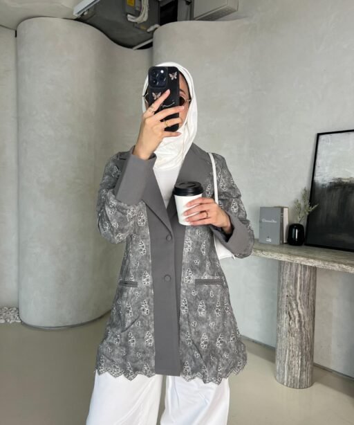 The royal grey blazer
